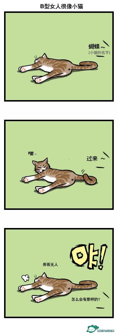 关于血型的漫画